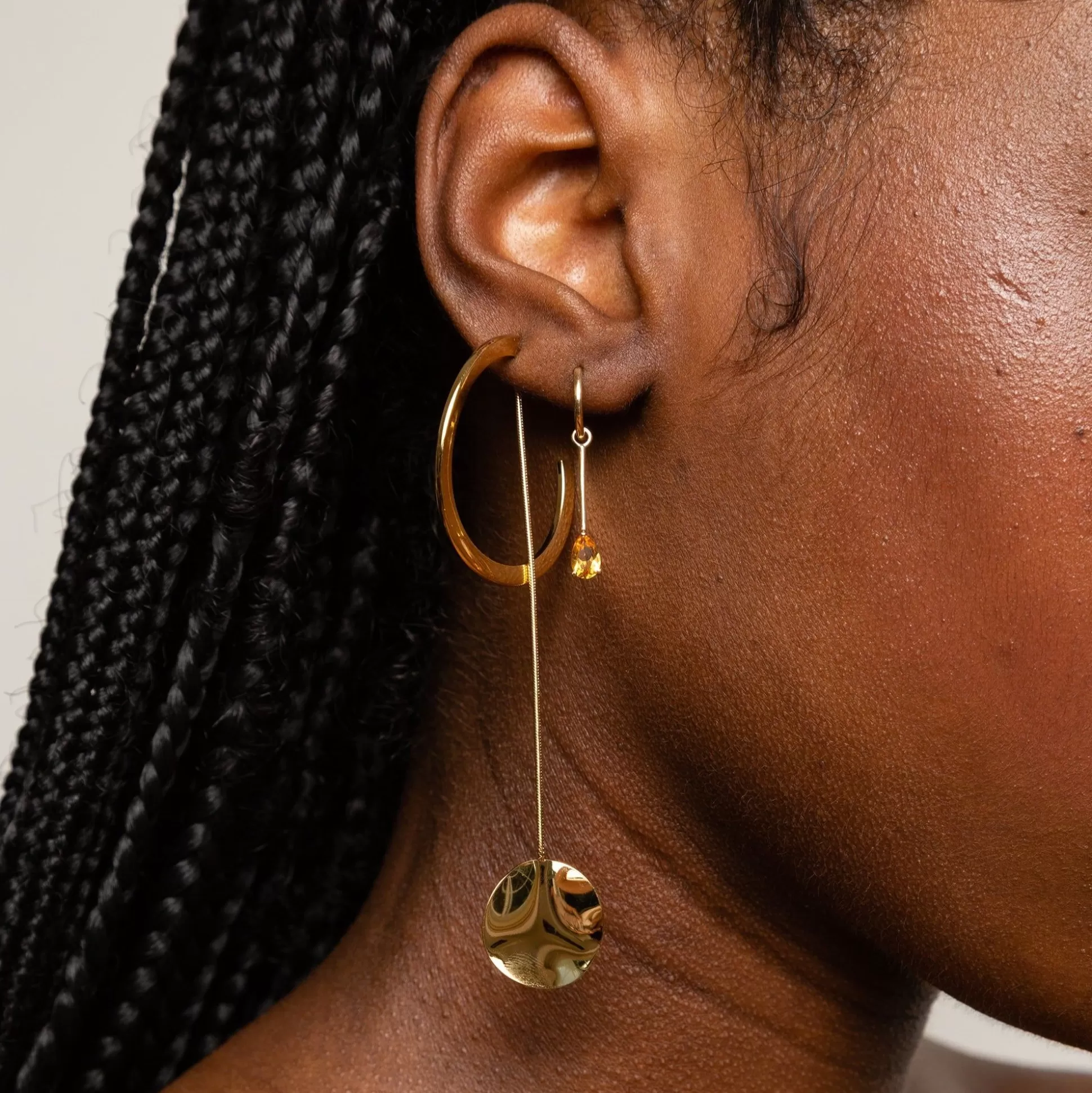 Fashion Circle-Line Earring Earrings