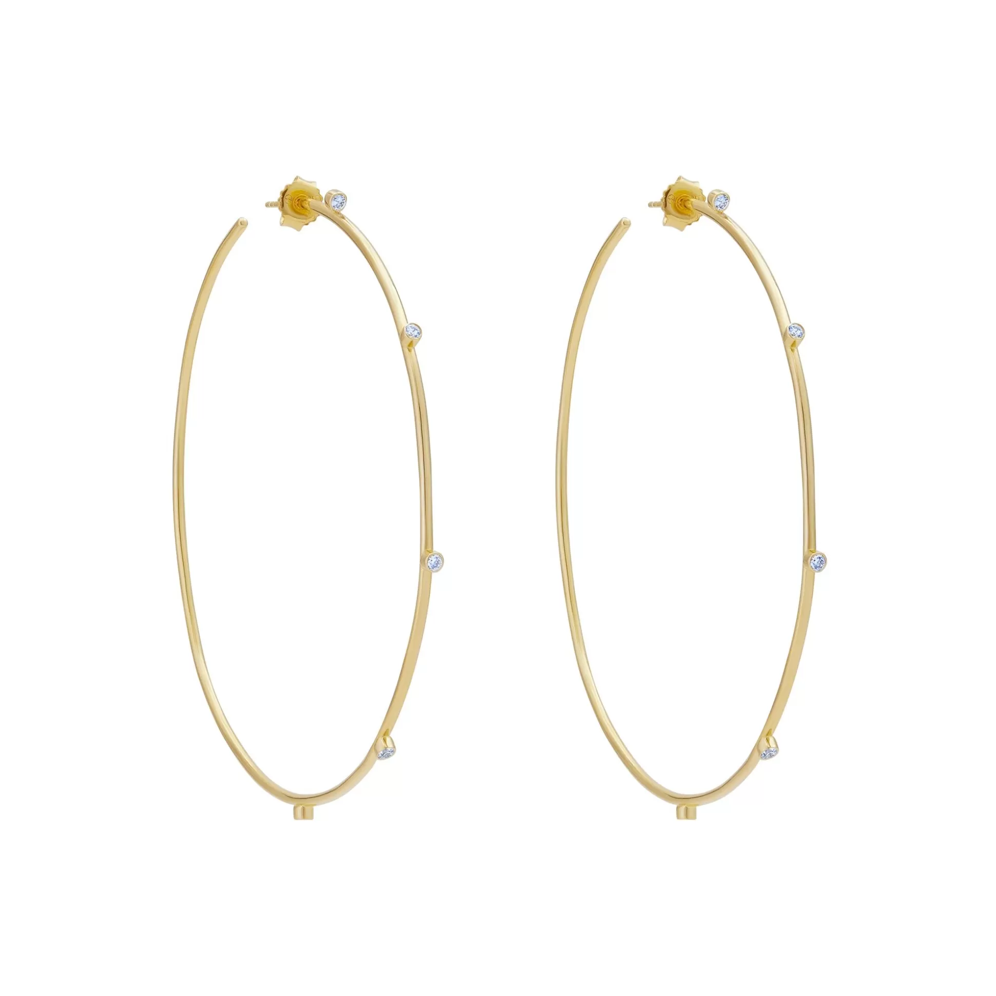 New Mega Razzle Dazzle Hoop Earrings Earrings