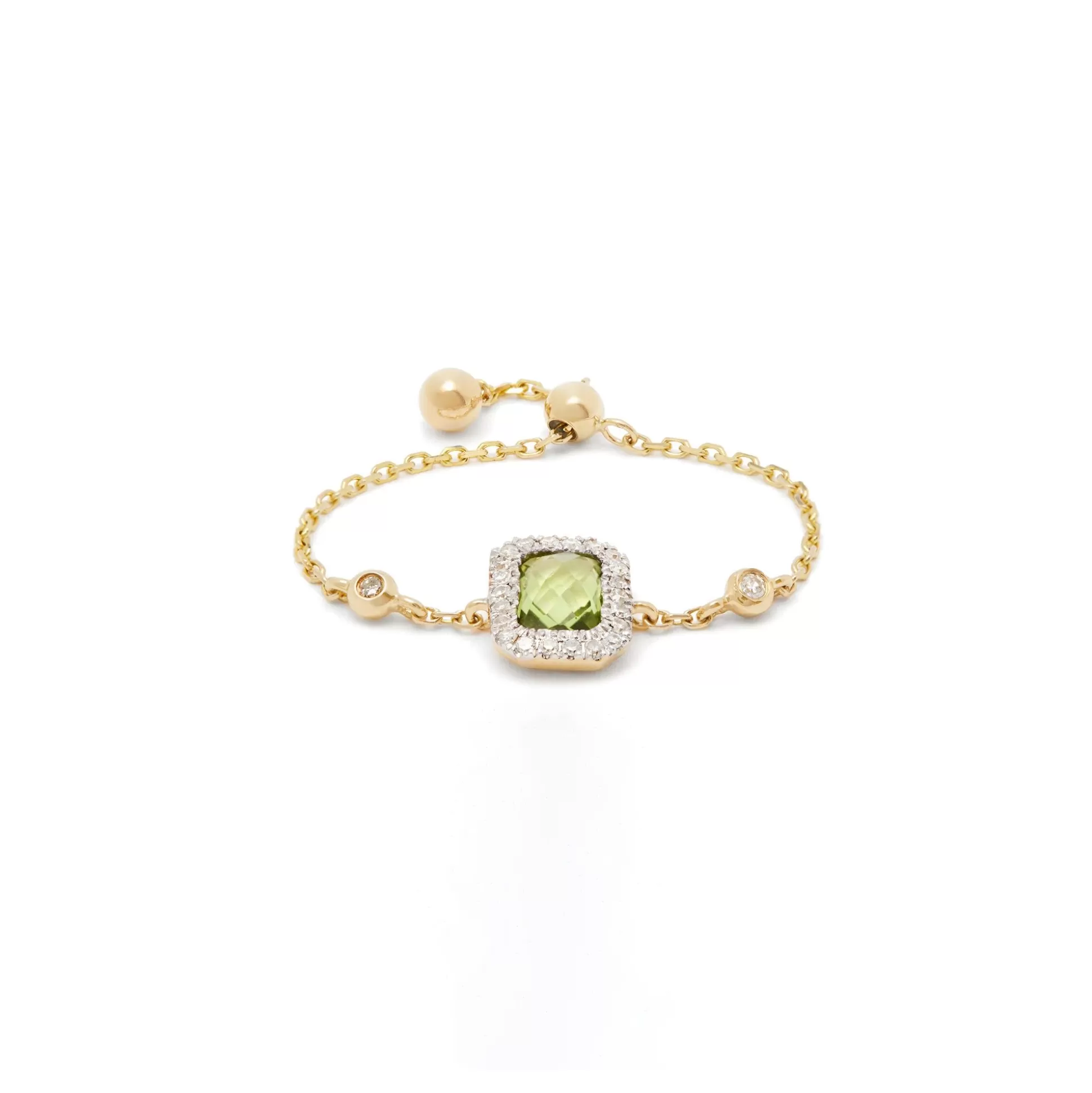 Sale Square Peridot Ring Rings