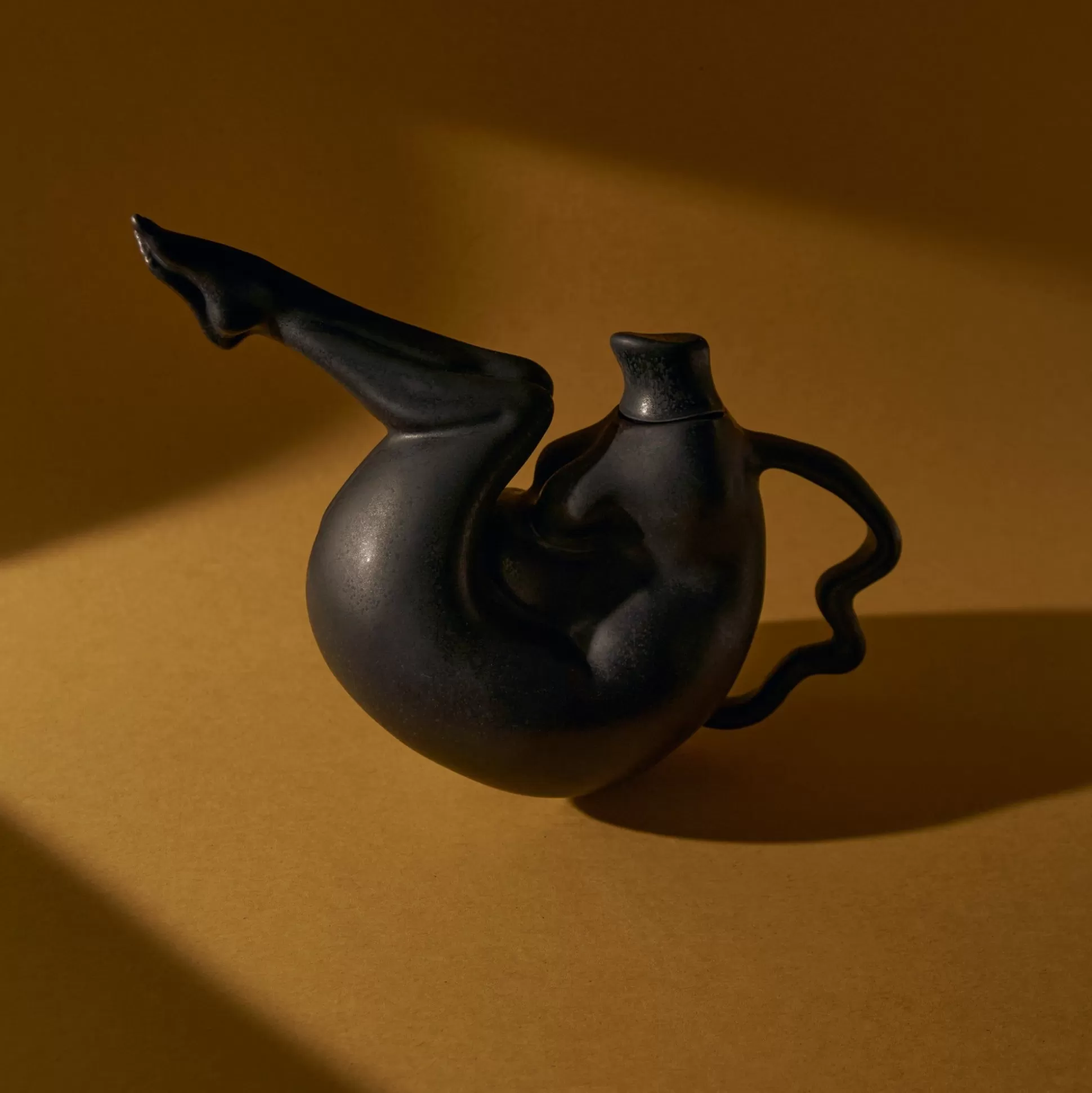 Flash Sale Tit-Tea Pot (Matte Mottled Black) Home